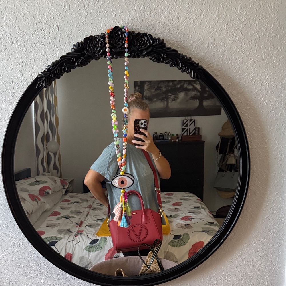 Valentino Deep Red Satchel - Picture 8 of 16